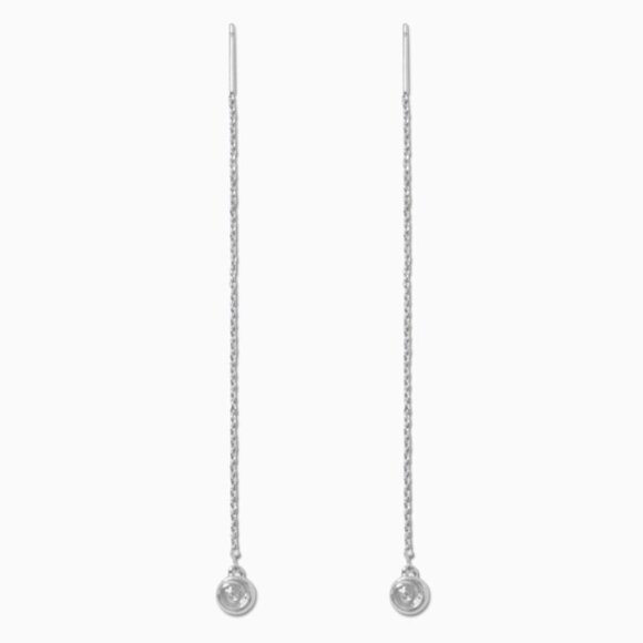 LUV AJ Sea Shell Coil Threader Earring - Silver - NWT - Picture 2 of 3